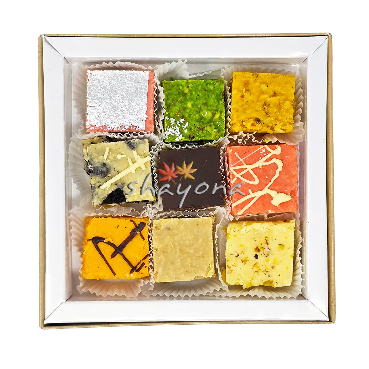 Shayona Mixed Barfi - 9 Pieces