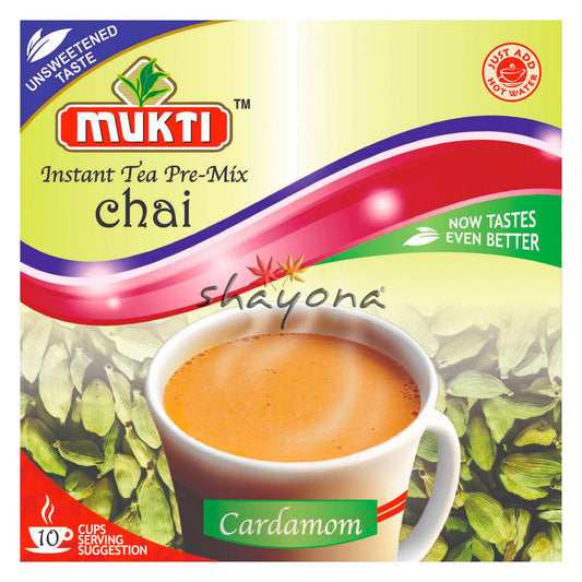 Mukti Instant Unsweetened Cardamom Chai - Shayona UK