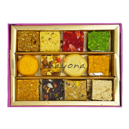 Shayona Mixed Mithai - 12 Pieces
