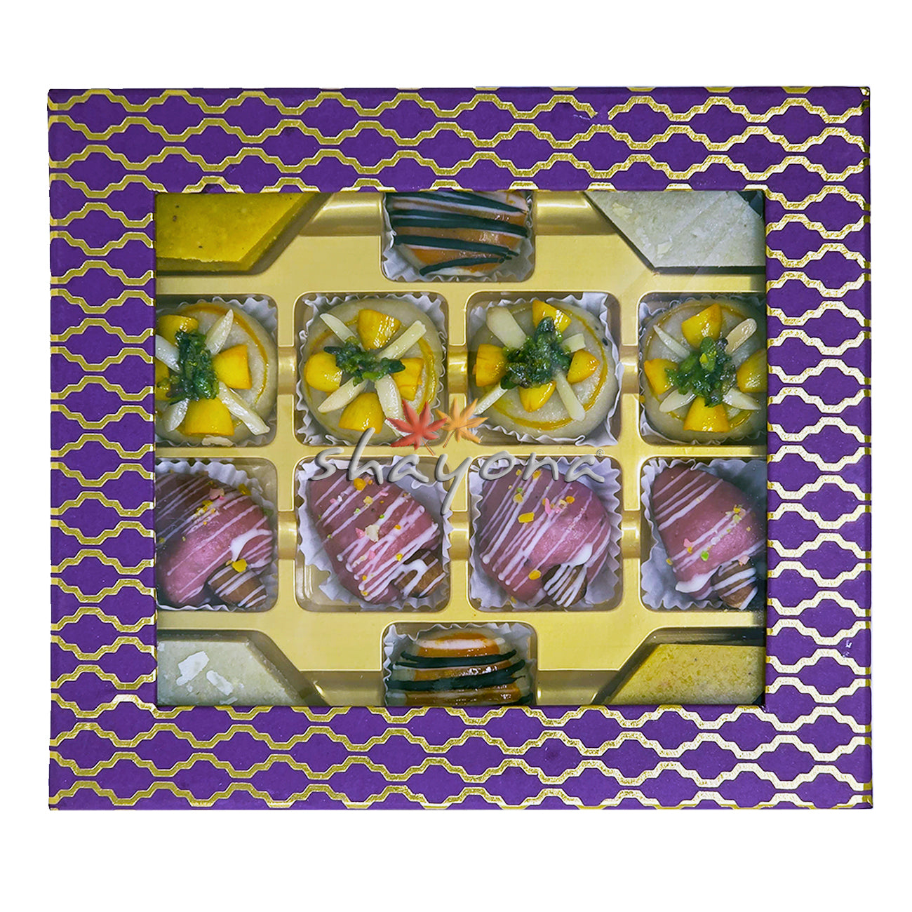 Shayona Dry Fruit Mithai Gift Box - 18 Pieces
