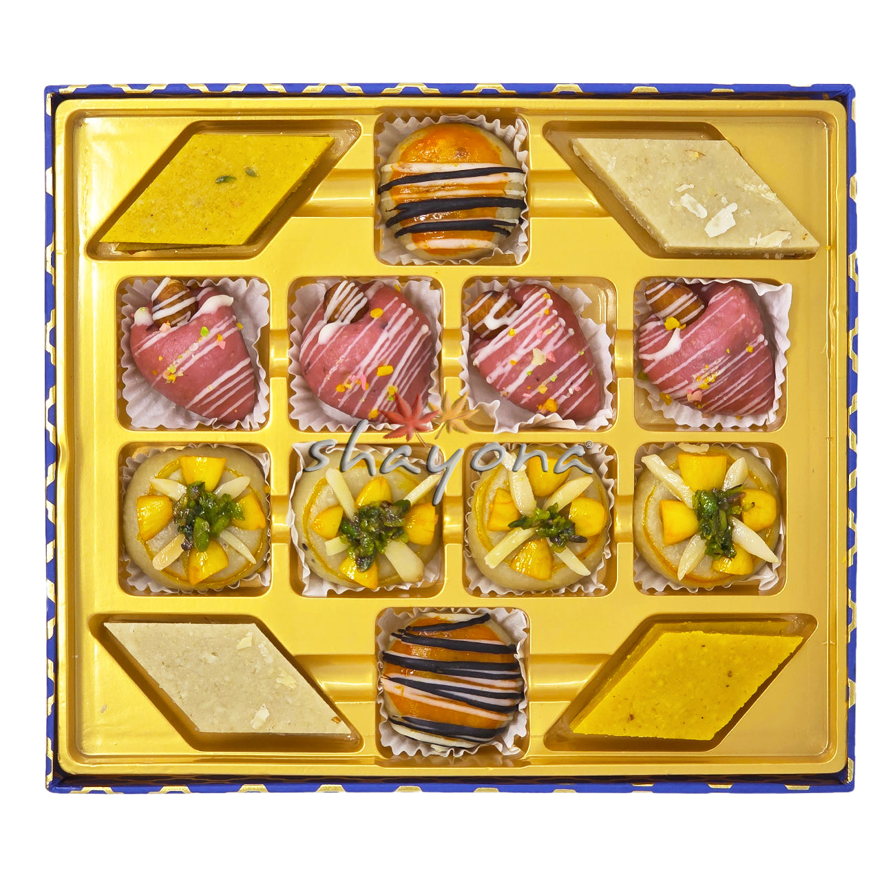 Shayona Dry Fruit Mithai Gift Box - 18 Pieces