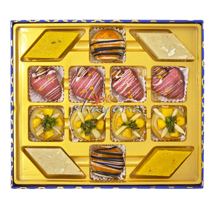 Shayona Dry Fruit Mithai Gift Box - 18 Pieces