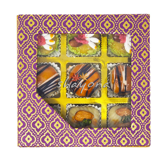 Shayona Dry Fruit Mithai Gift Box - 9 Pieces
