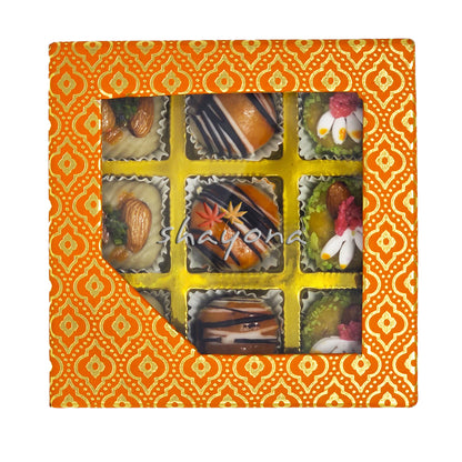 Shayona Dry Fruit Mithai Gift Box - 9 Pieces