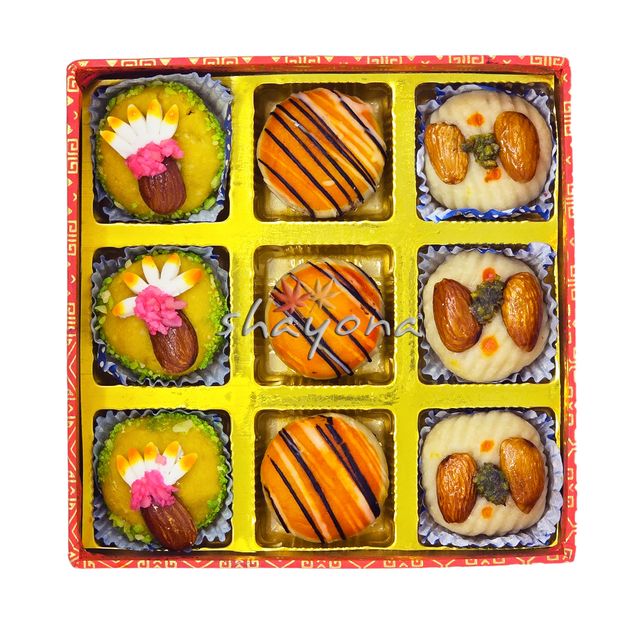 Shayona Dry Fruit Mithai Gift Box - 9 Pieces