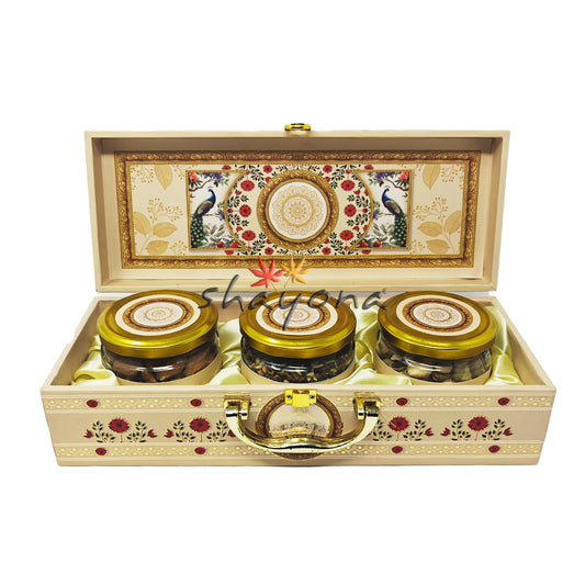 Shayona Mukhwas & Nuts Gift Box - 3 Jar