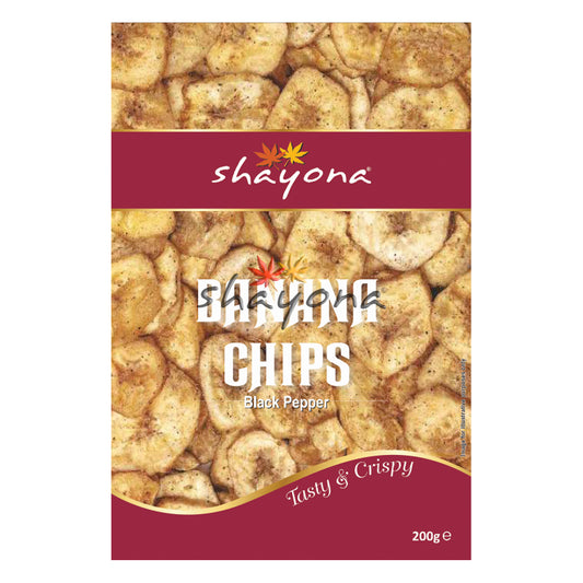 Shayona Banana Chips - Black Pepper