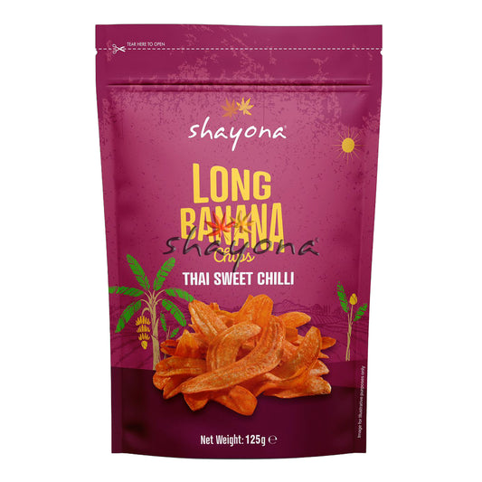 Shayona Long Banana Chips - Thai Sweet Chilli