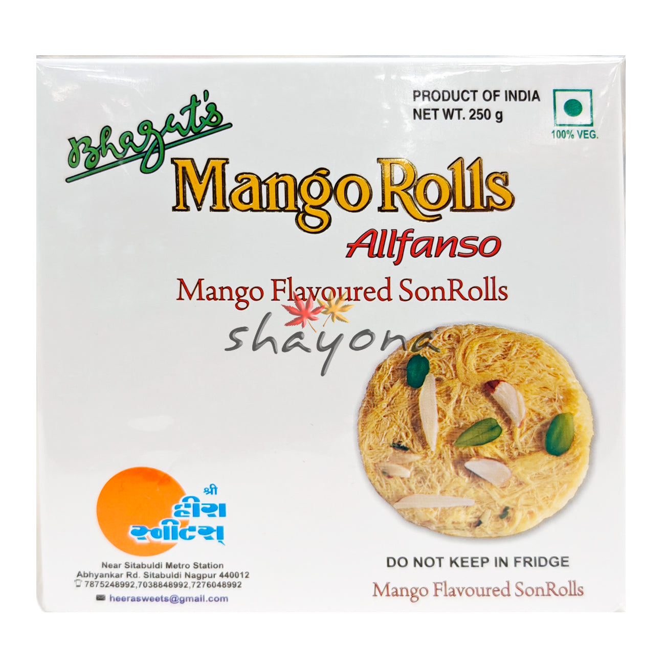 Bhagat's Mango Son Rolls