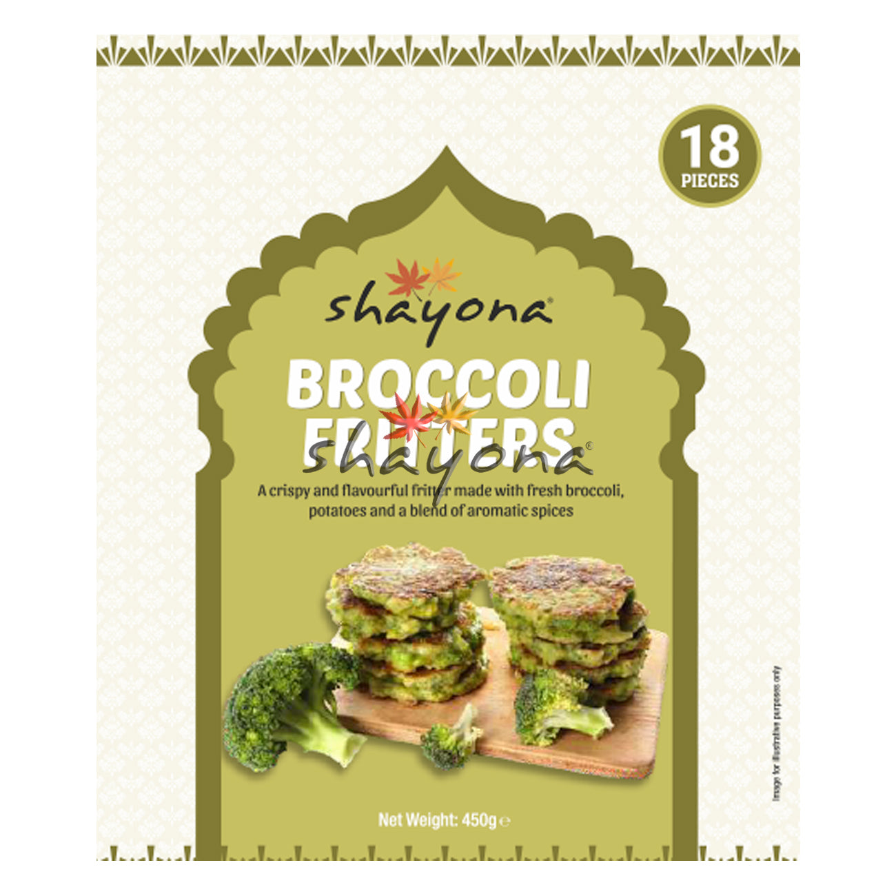 Shayona Broccoli Fritters