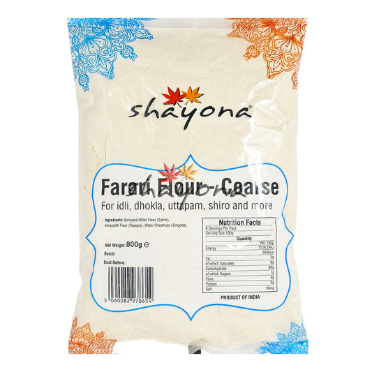 Shayona Farari Flour Coarse 800g pack - gluten-free fasting flour