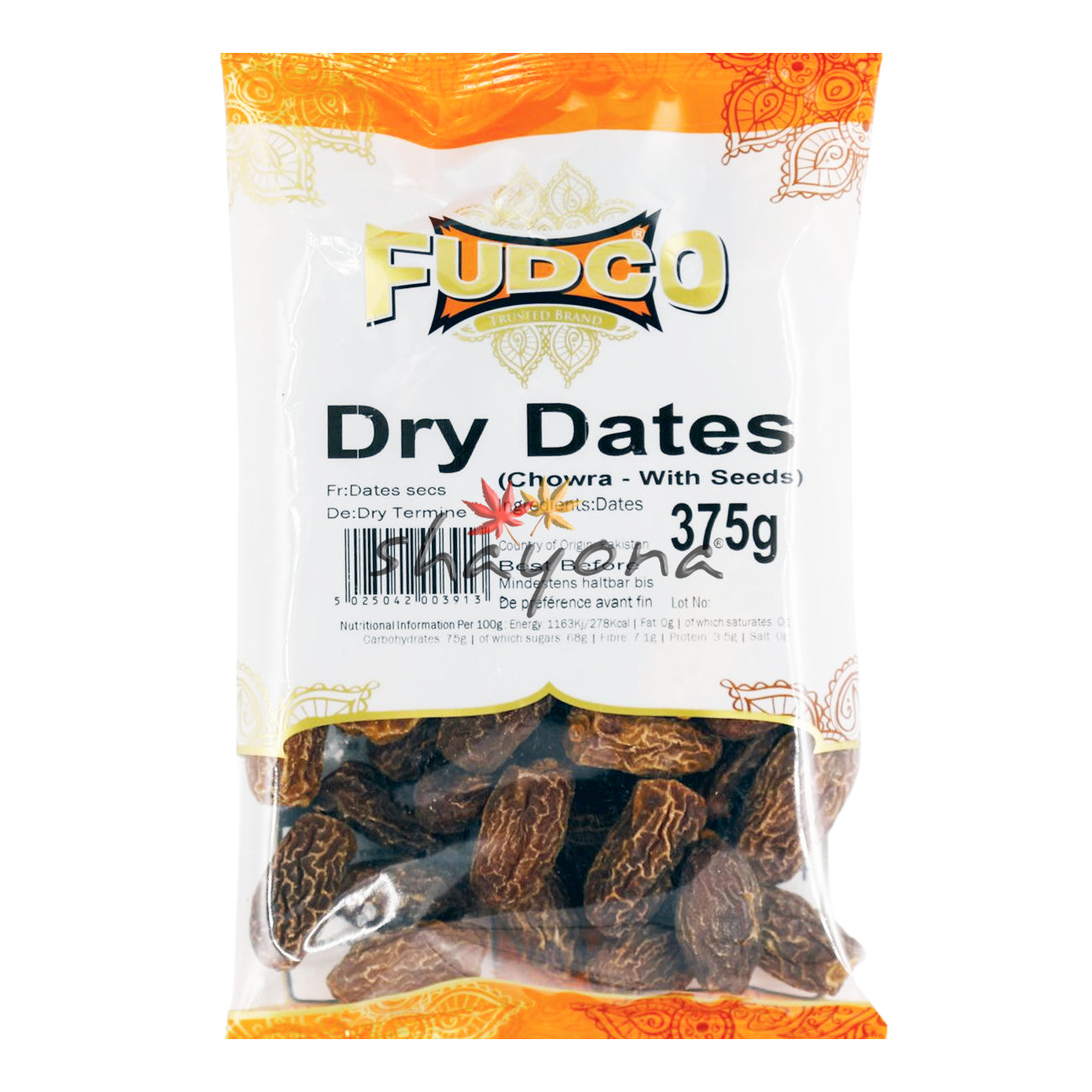 Fudco Dry Dates With Seeds