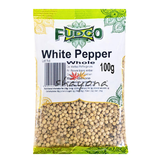 Fudco Whole White Pepper