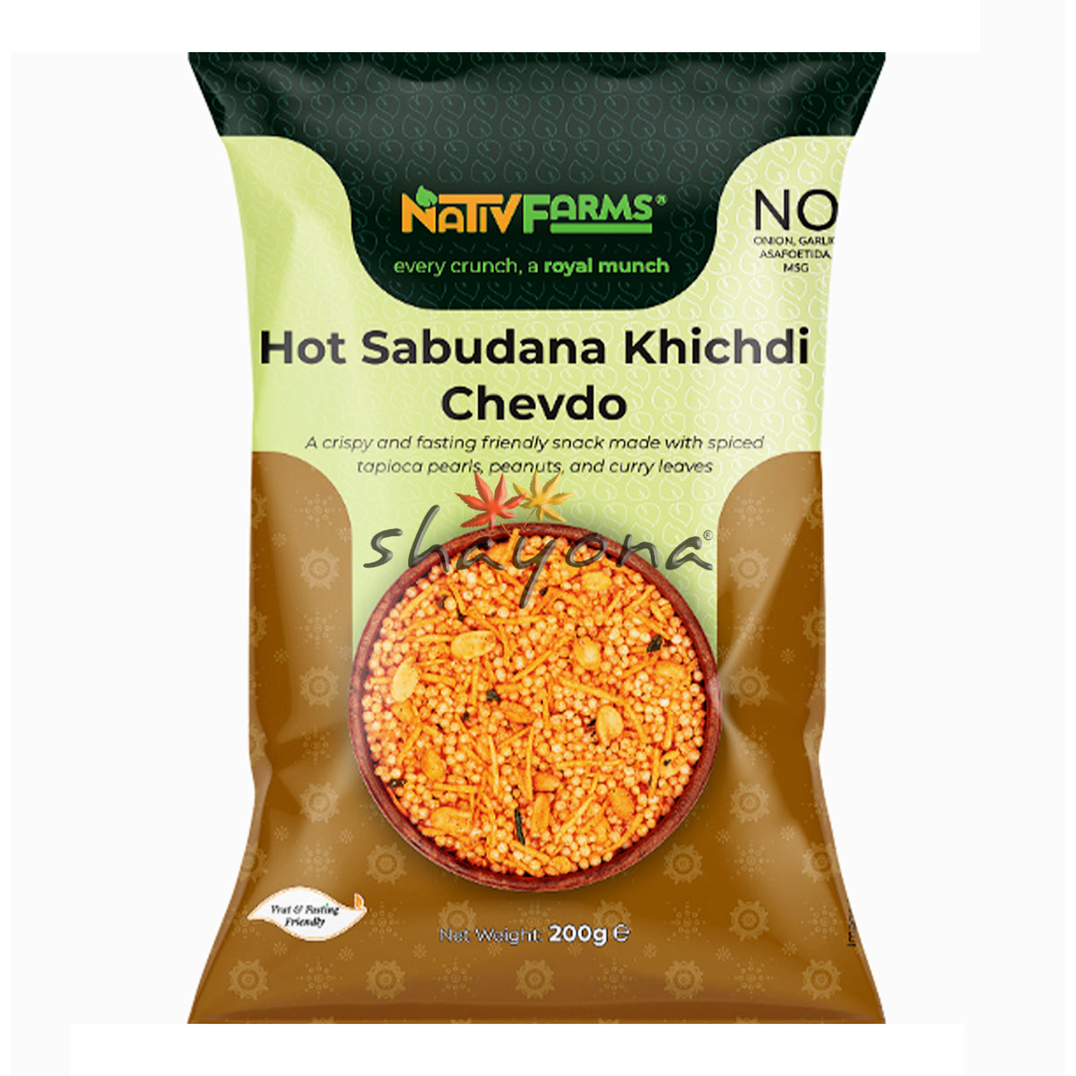 Nativ Farms Hot Sabudana Khichdi Chevdo