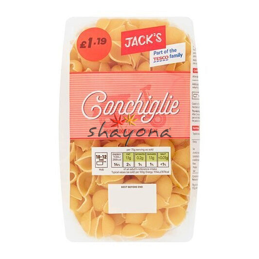 Jack's Conchiglie Pasta