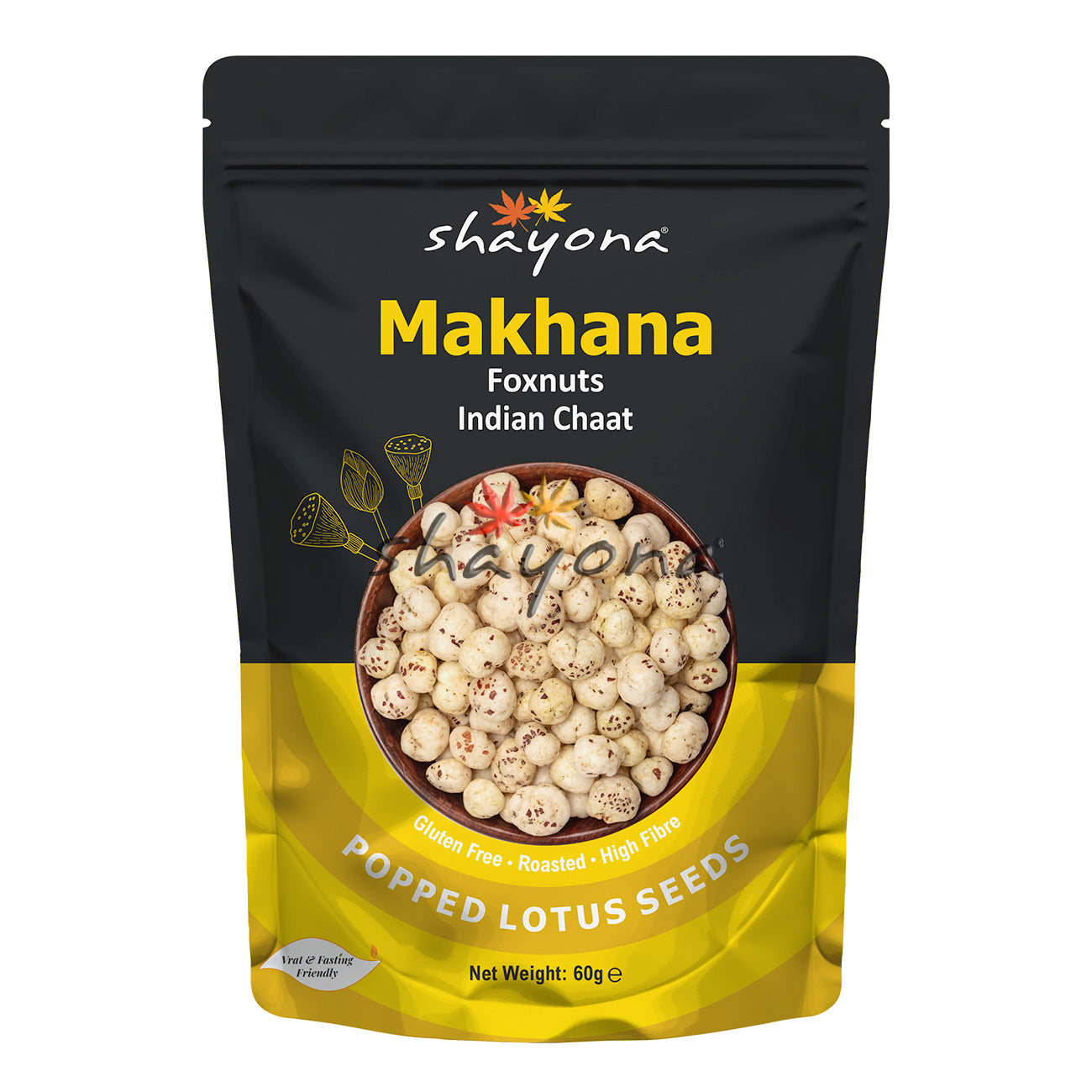 Shayona Makhana Foxnuts - Indian Chaat