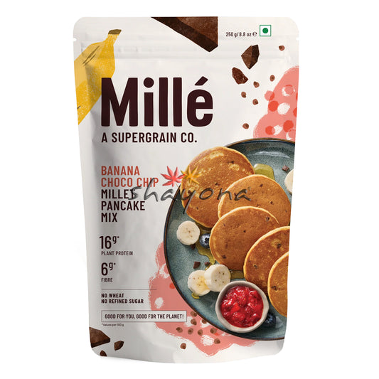 Mille Banana Choco Chip Millet Pancake Mix