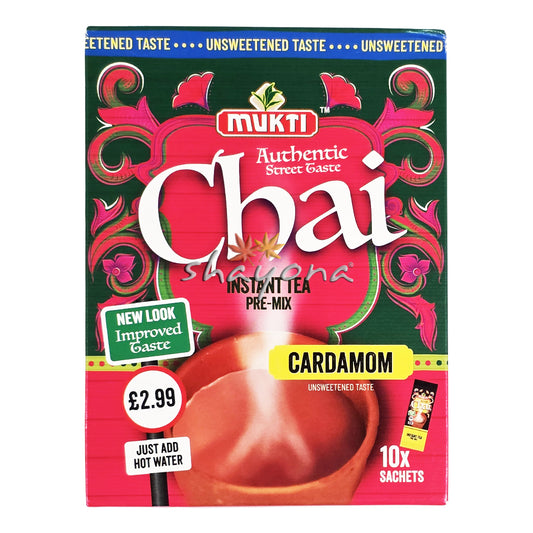 Mukti Instant Unsweetened Cardamom Chai