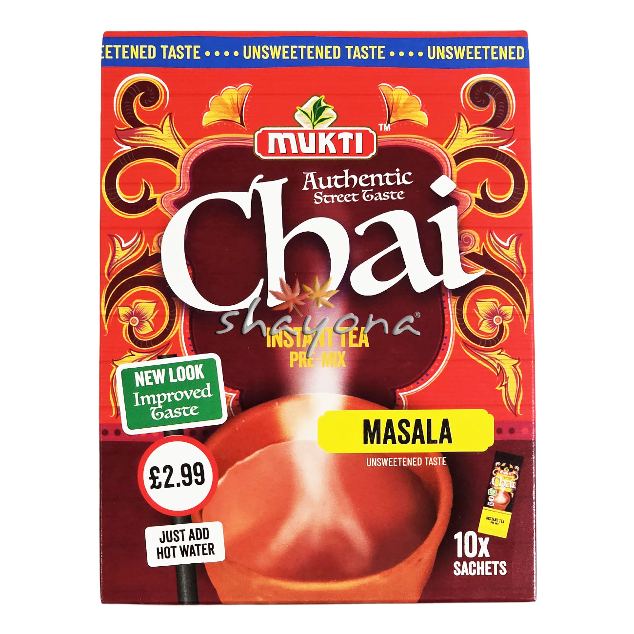 Mukti Instant Unsweetened Masala Chai