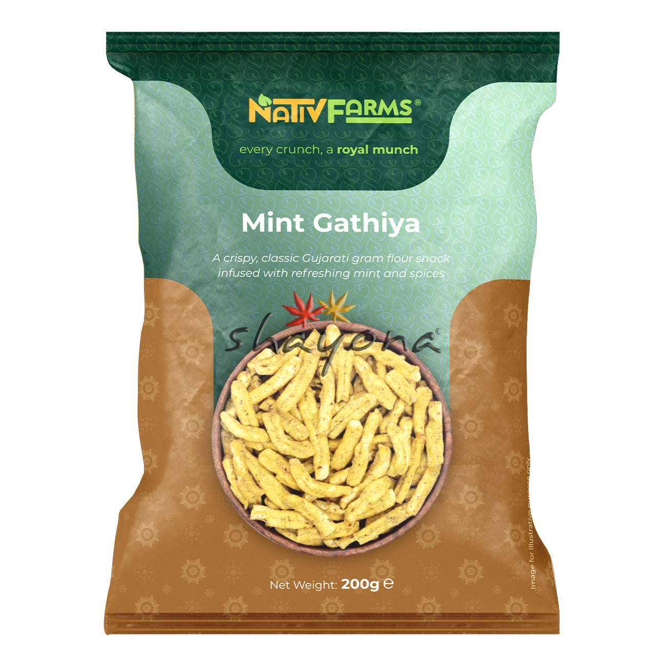 Nativ Farms Mint Gathiya