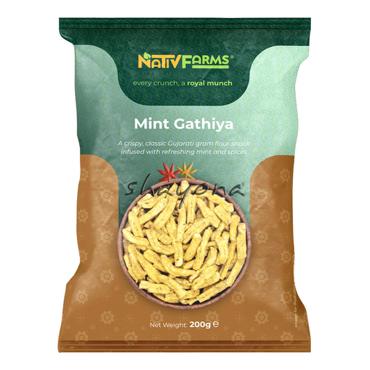 Nativ Farms Mint Gathiya