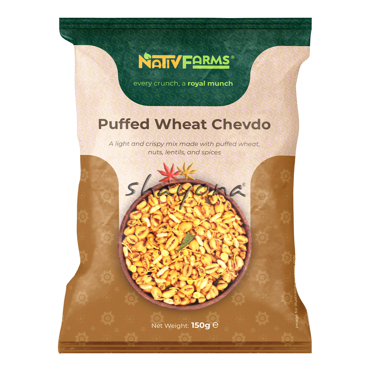 Nativ Farms Puffed Wheat Chevdo