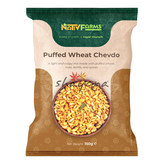 Nativ Farms puffed wheat chevdo