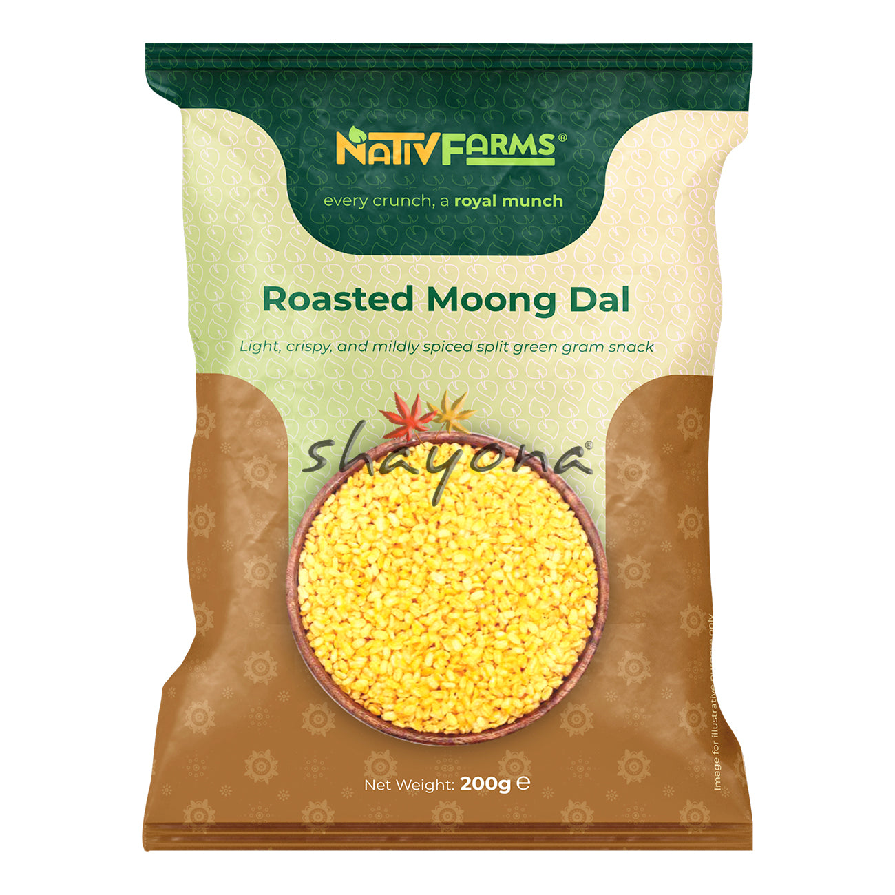 Nativ Farms Roasted Moong Dal