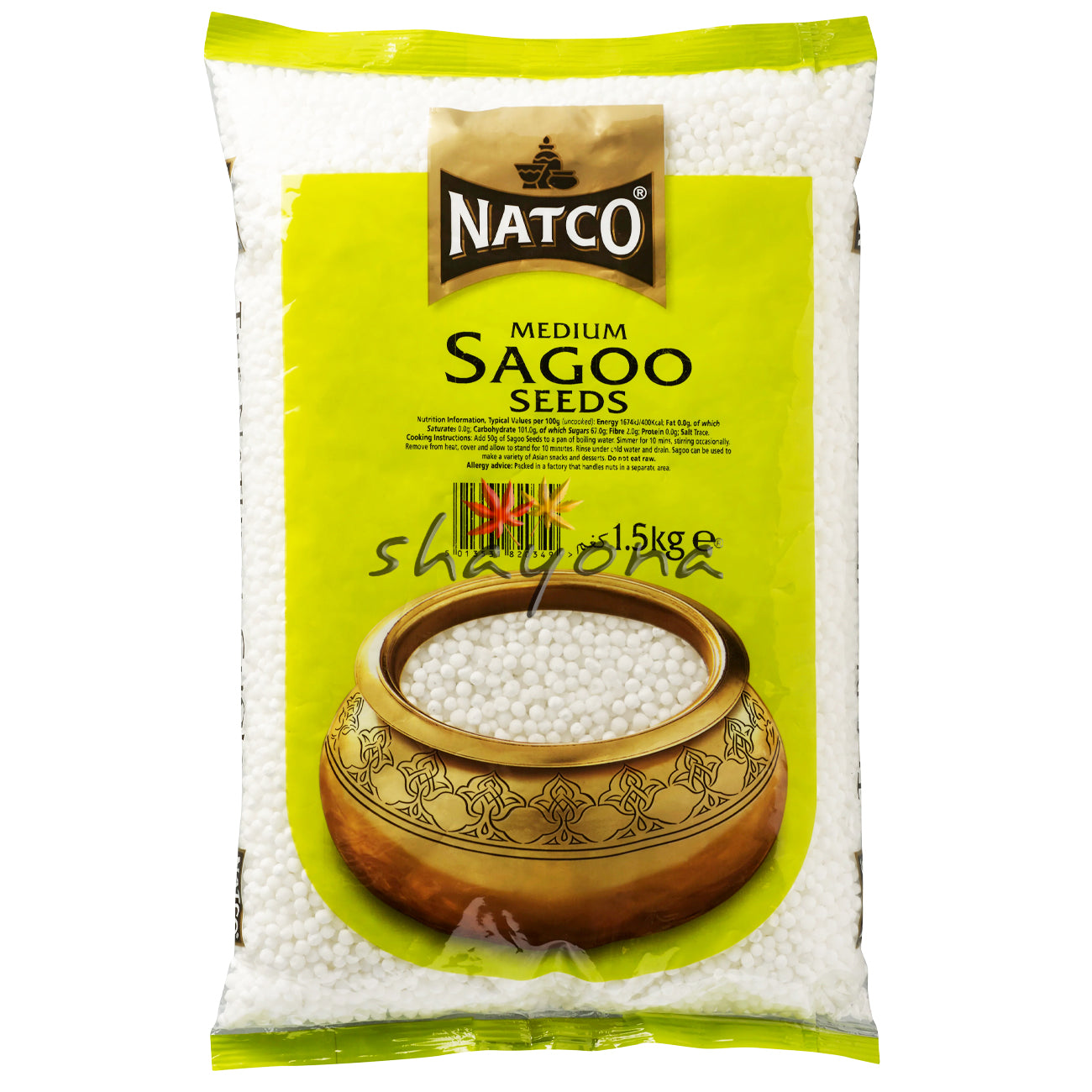 Natco Sago Seeds Medium
