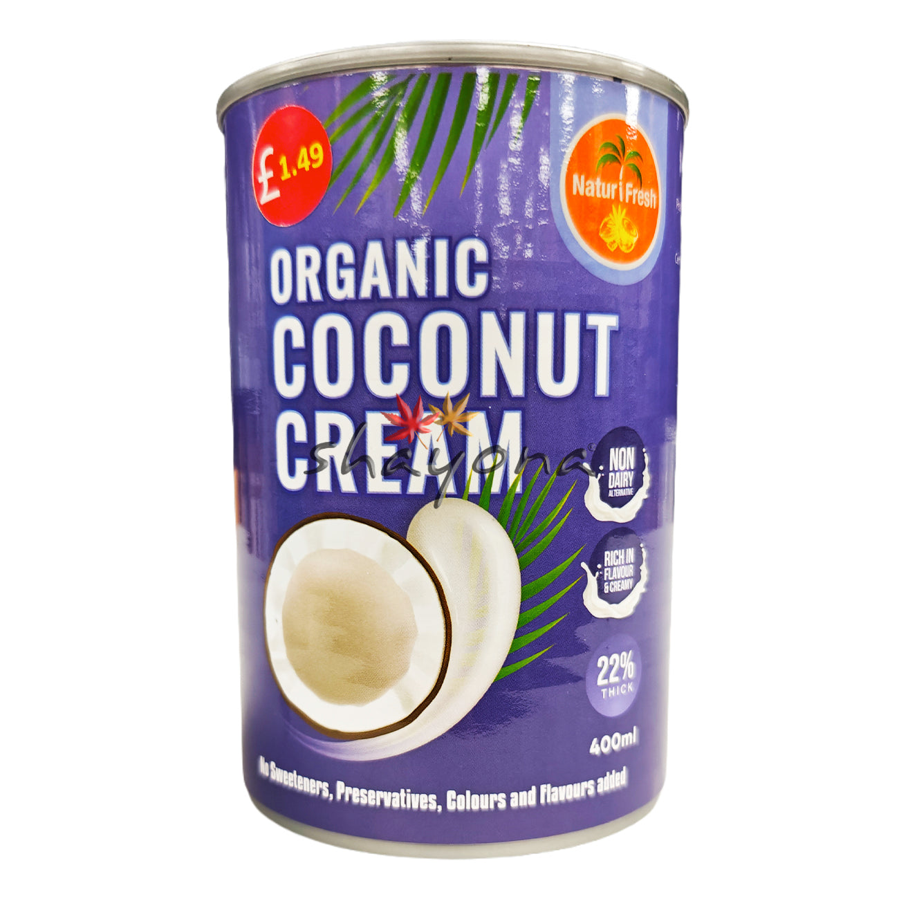 Naturifresh Organic 22% Coconut Cream