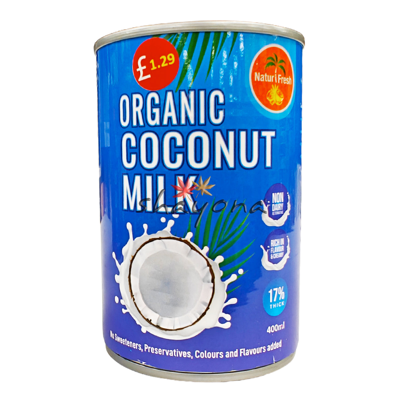 Naturifresh Organic 17% Coconut Milk