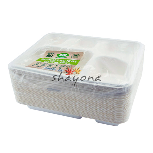 PPS 5 Compartment Food Tray