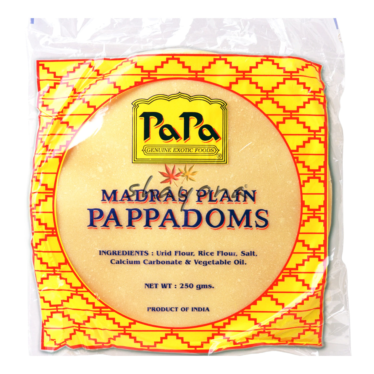 Papa Madras Plain Poppadoms
