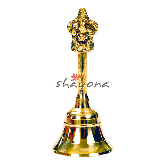 Puja Bell Brass Handle