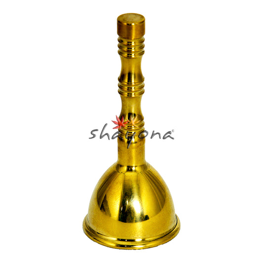Puja Bell Gold Brass