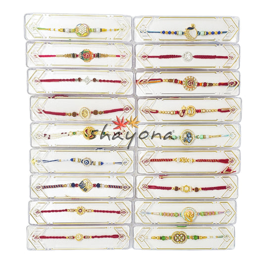 Assorted Designer Rakhdis – Traditional Rakhi Threads for Raksha Bandhan | Shayona UK