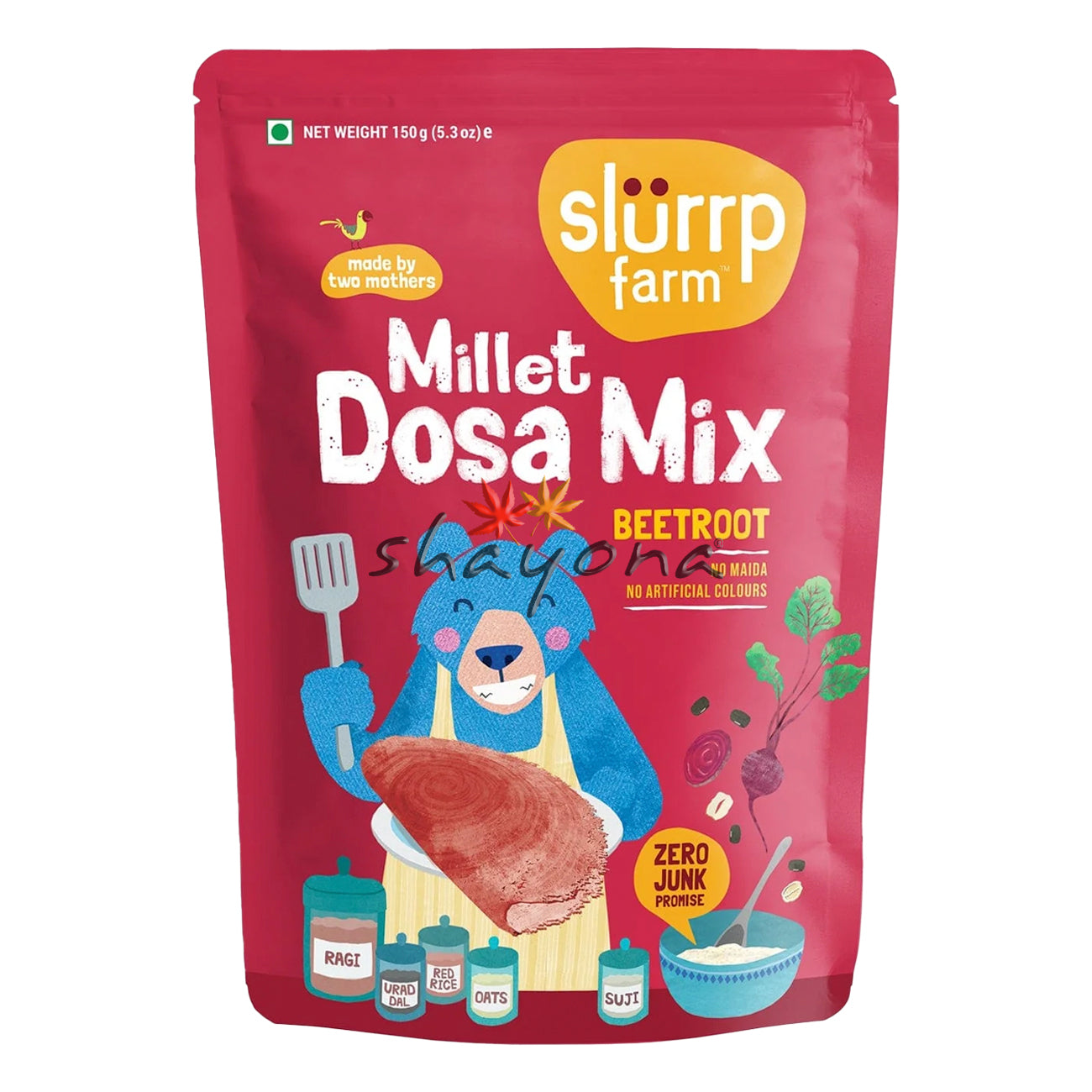 Slurrp Farm Beetroot Millet Dosa Mix
