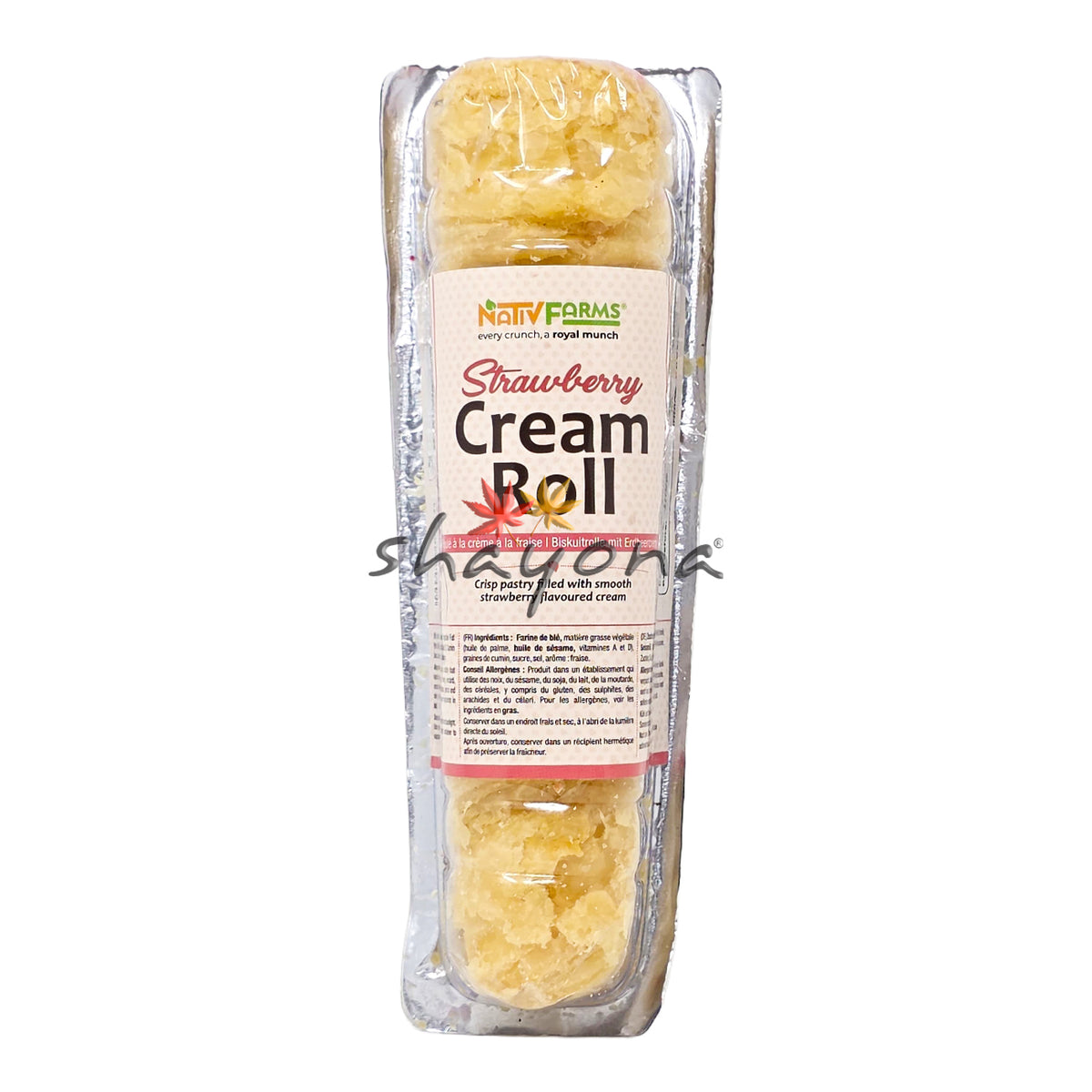 Nativ Farms Strawberry Cream Roll