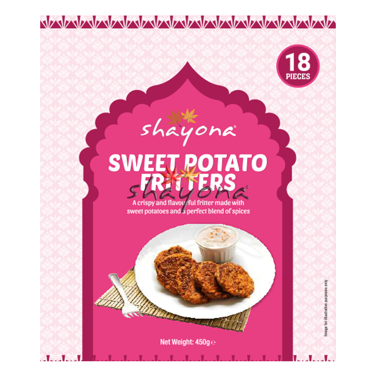 Shayona Sweet Potato Fritters