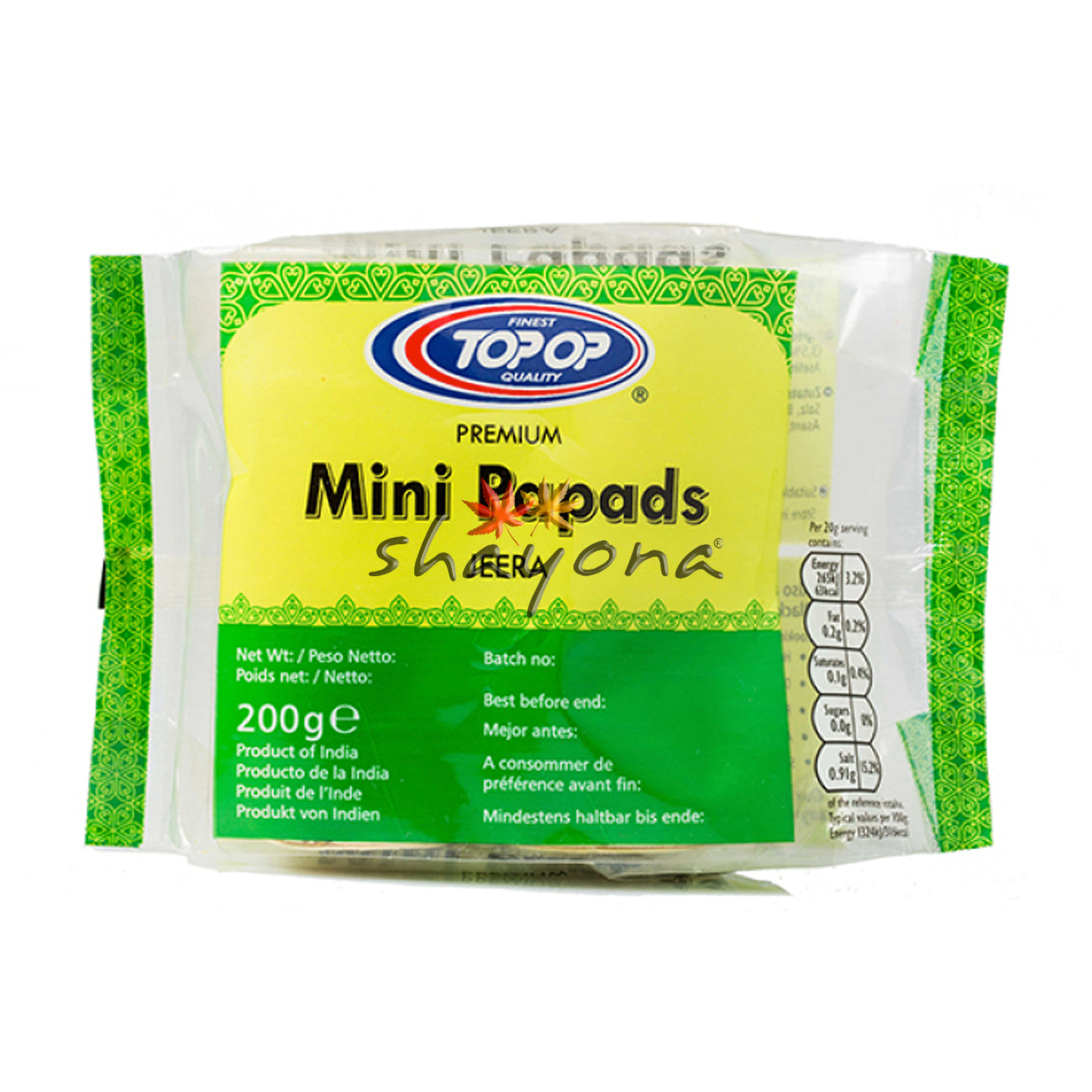 TopOp Mini Jeera Papad