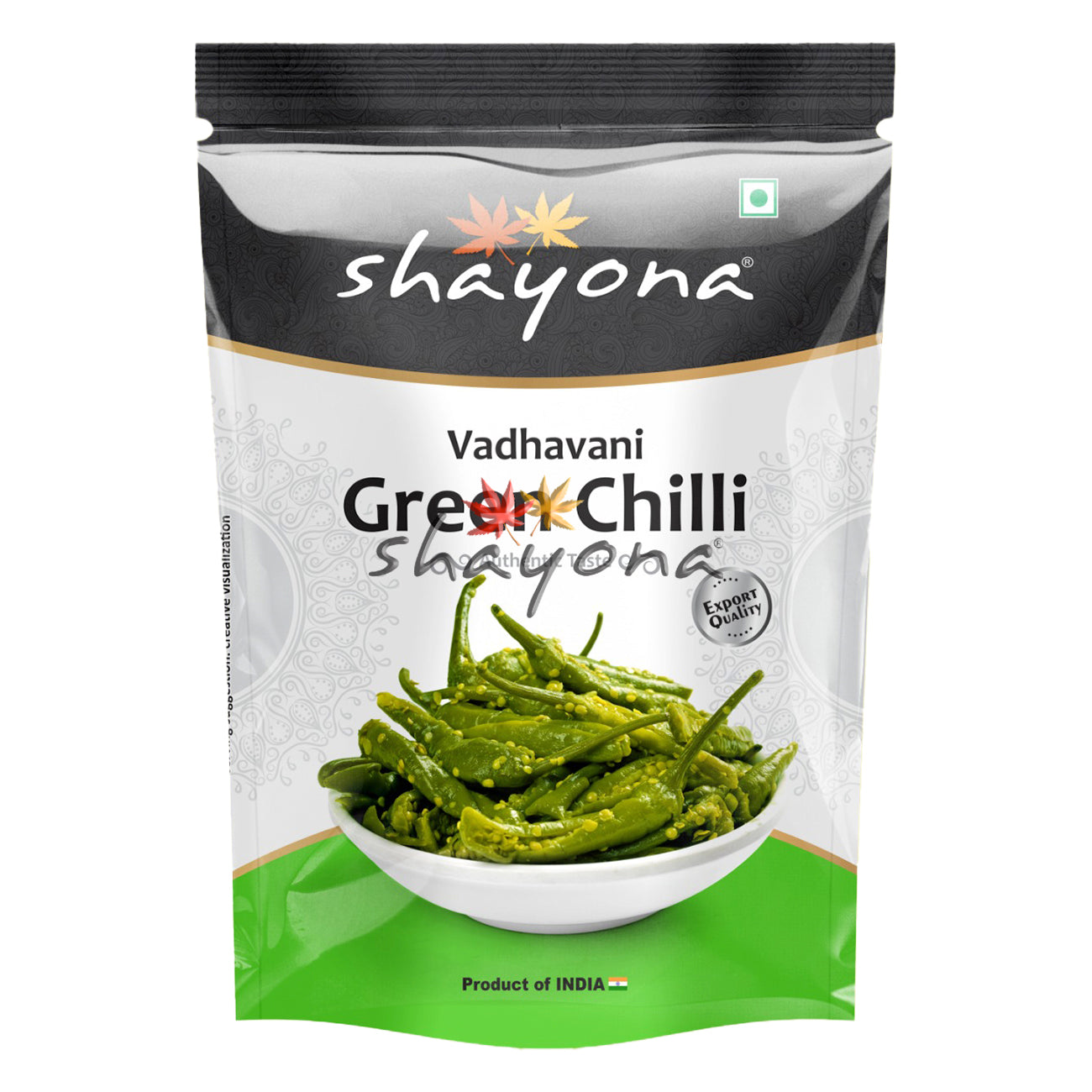 Shayona Vadhavani Green Chilli