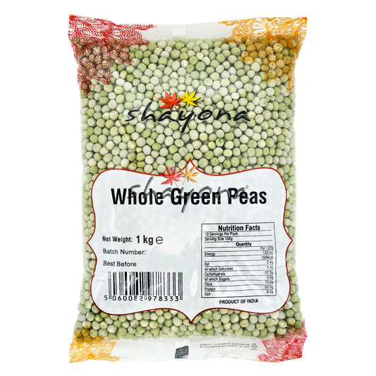 Shayona Whole Green Peas