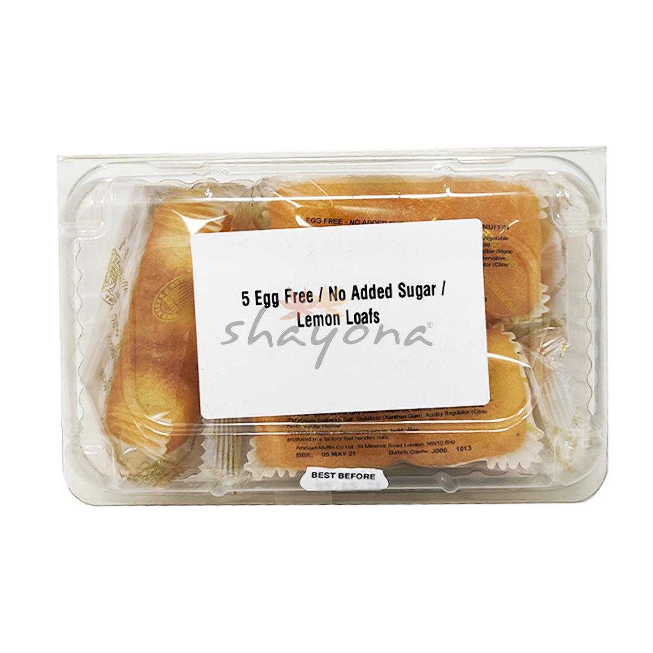 5 Egg Free Mini Lemon Loafs (No Added Sugar)