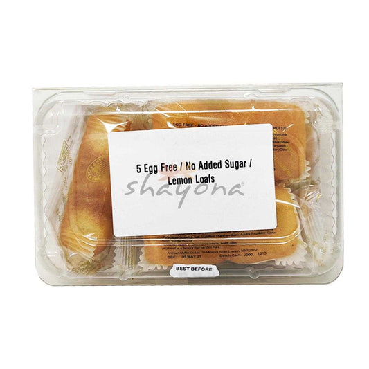 5 Egg Free Mini Lemon Loafs (No Added Sugar)