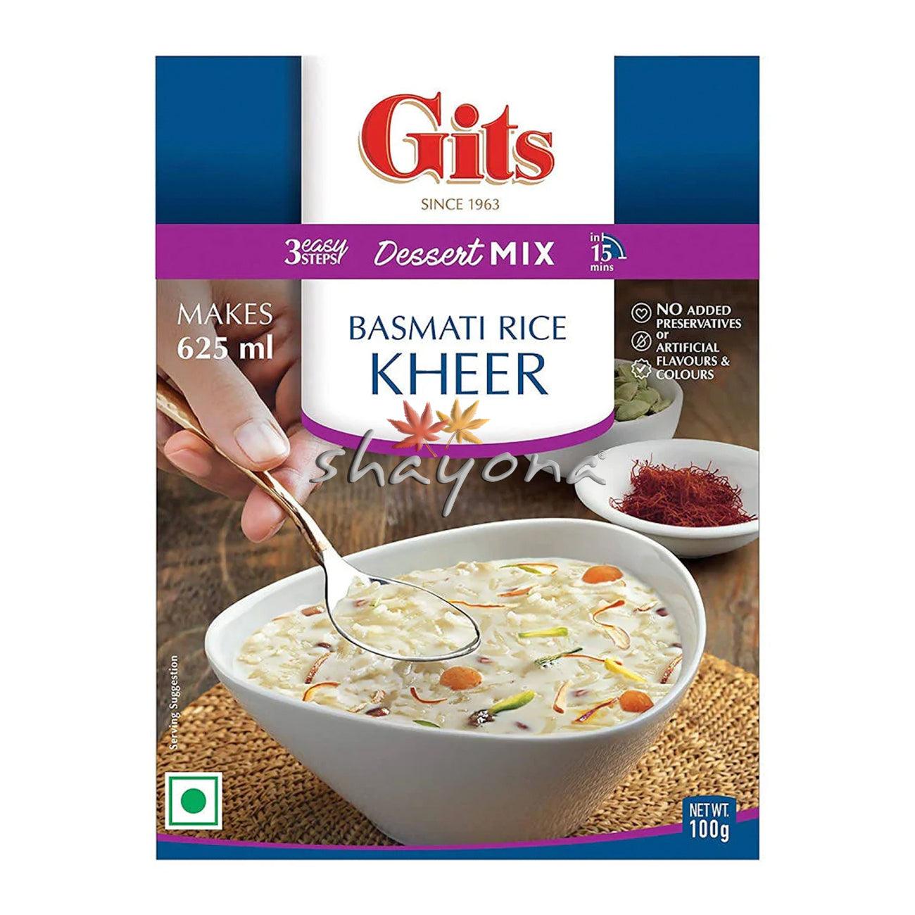 Gits Basmati Rice Kheer - Shayona UK