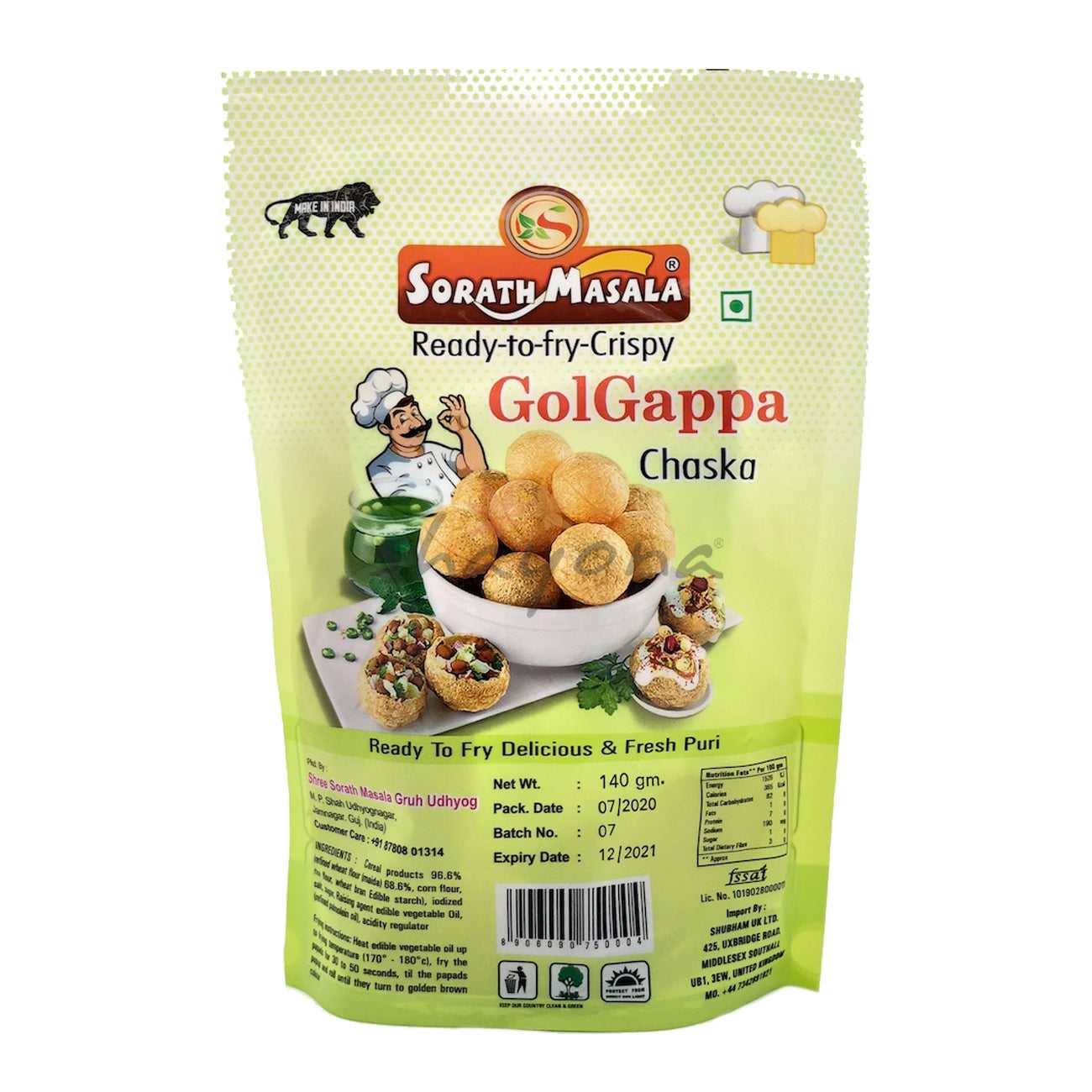 Sorath Masala GolGappa Chaska