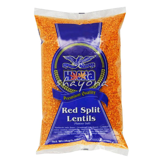 Heera Red Split Lentils - Shayona UK