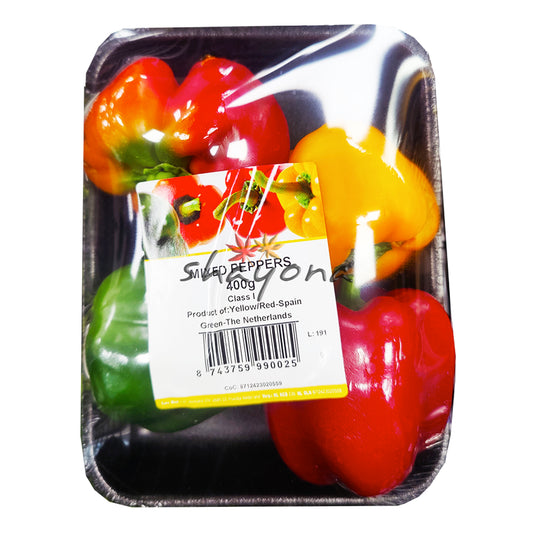 Mixed Capcicum Peppers- 400g