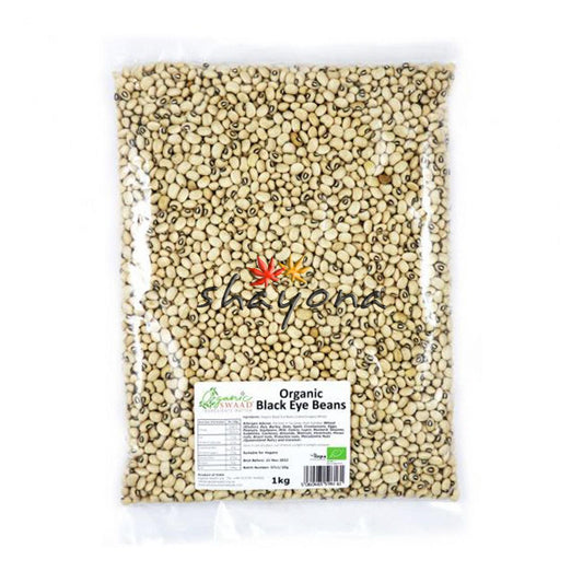 Organic Swaad Organic Black Eye Beans - Shayona UK