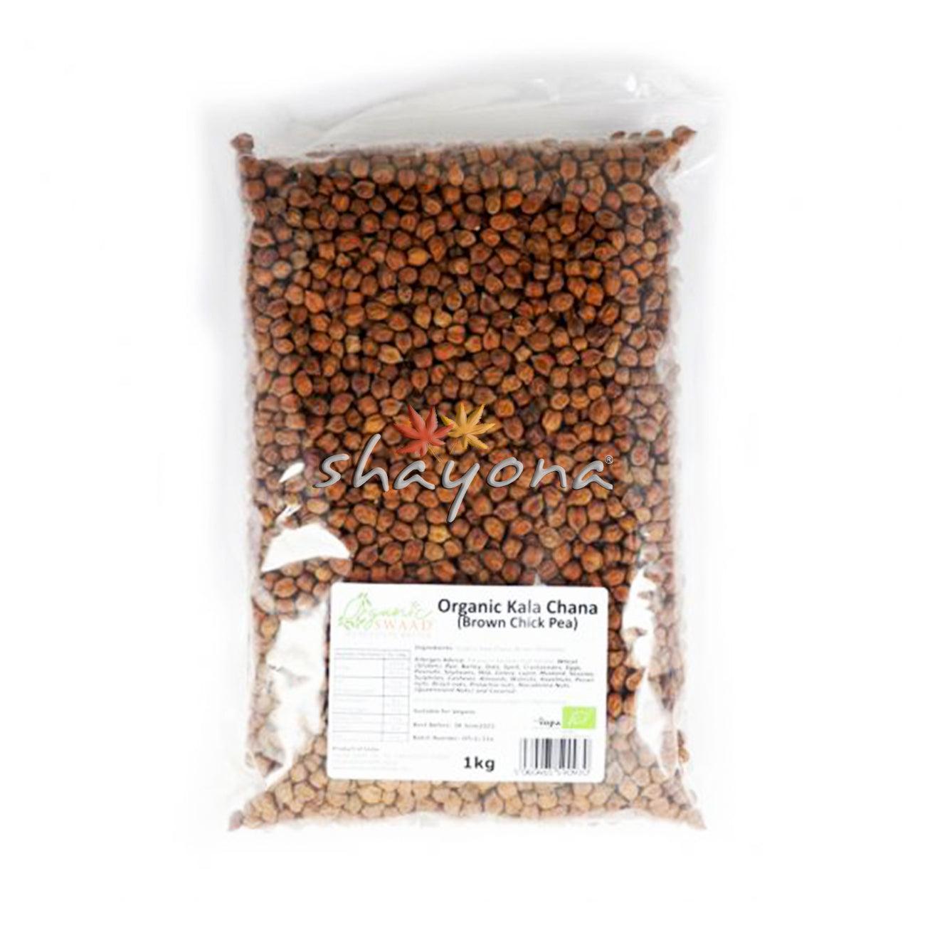 Organic Swaad Organic Kala Chana - Shayona UK